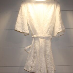 Elegant White Lace Romper
